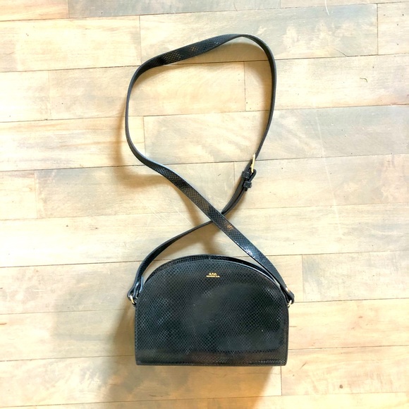 A.P.C. Mini Demi-Lune Handbag - Picture 1 of 14